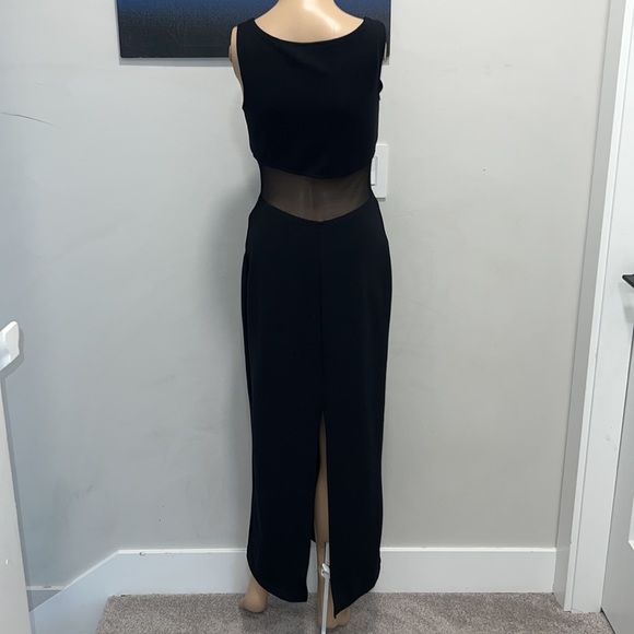 All That Jazz Black Maxi with Peek-a-Boo Waist size small - Picture 4 of 6